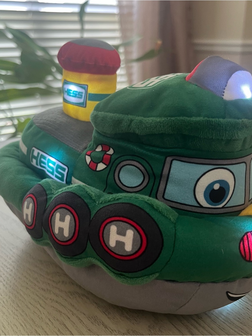 Hess My Plush Tugboat 2023 Interactive Musical Lights & Sounds Nightlight Toy